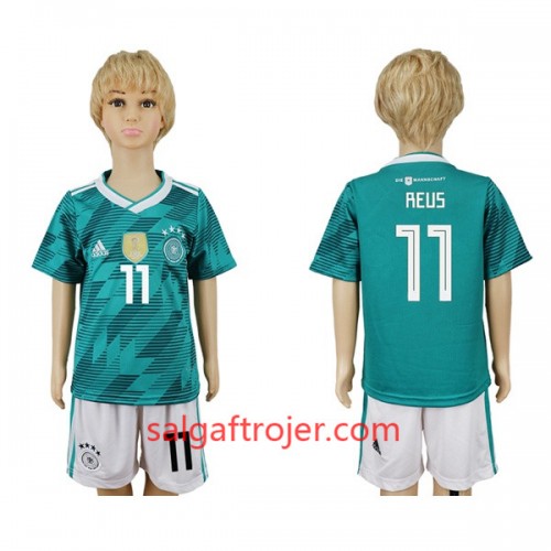 Tyskland Fodboldtrøjer Reus 11 Børn Udebanesæt VM 2018 Tyskland Fodboldtrøjer Reus 11 Børn Udebanesæt VM 2018